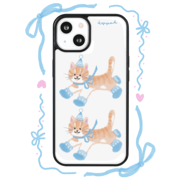 Winter Cheese cat case 윈터 치즈 고양이 케이스(+맥세이프,플립추가)