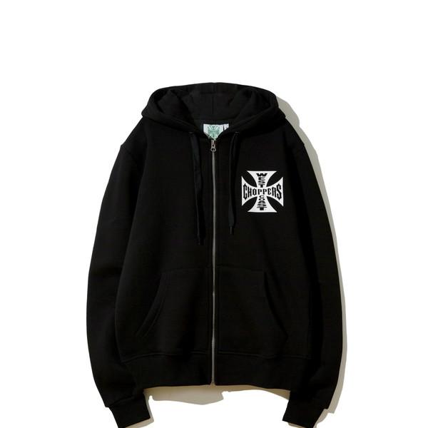 OG Cross Hoody Zip / Black