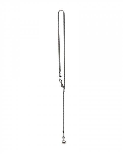 LOOF TIE NECKLACE [SILVER]