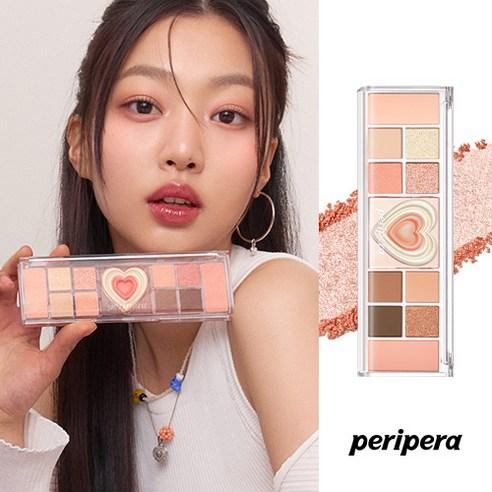 [NEW 약과몰입 컬렉션] 페리페라 올테이크 무드 라이크 팔레트, 02 피치헤븐+브러쉬 증정