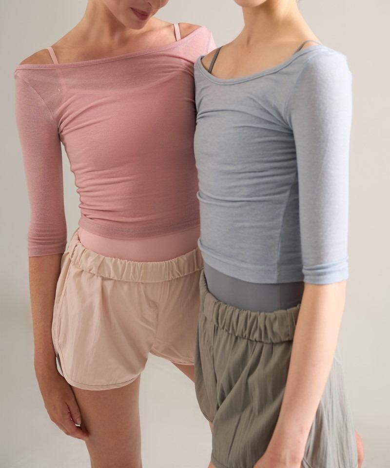 Boatneck Warm-up Top