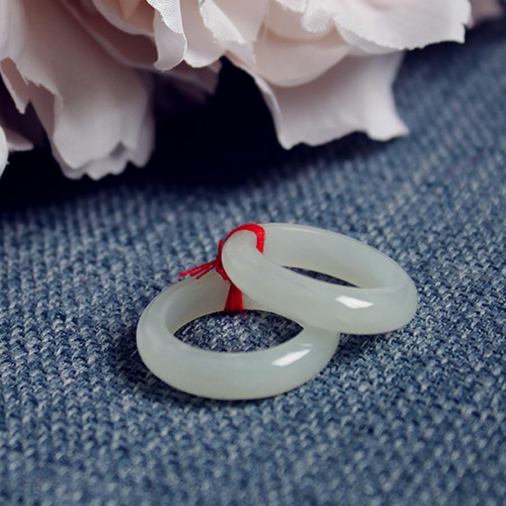 제이드유 프리미엄 춘천옥 / 옥반지 쌍지 (2개 1세트)