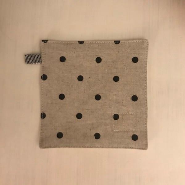 chimney cup mat - Linen dot