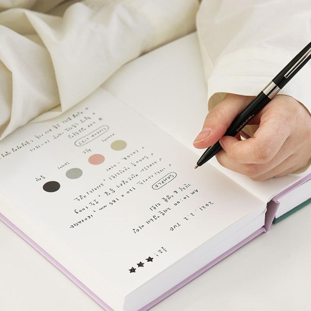 노트 일기 필사 드로잉 아이디어 스크랩북 무지 레시피 기록장 프리즘 280 양장노트 B6