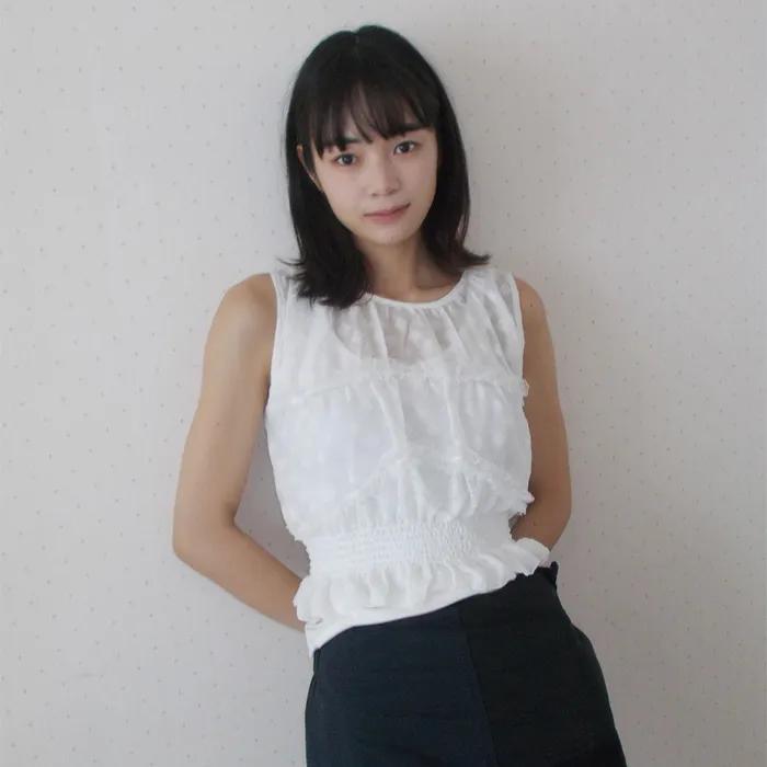 DIAMOND SHEER BLOUSE WHITE