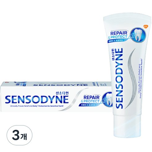 센소다인 리페어 앤 프로텍트 치약, 100g, 3개 - 치약 | 쿠팡