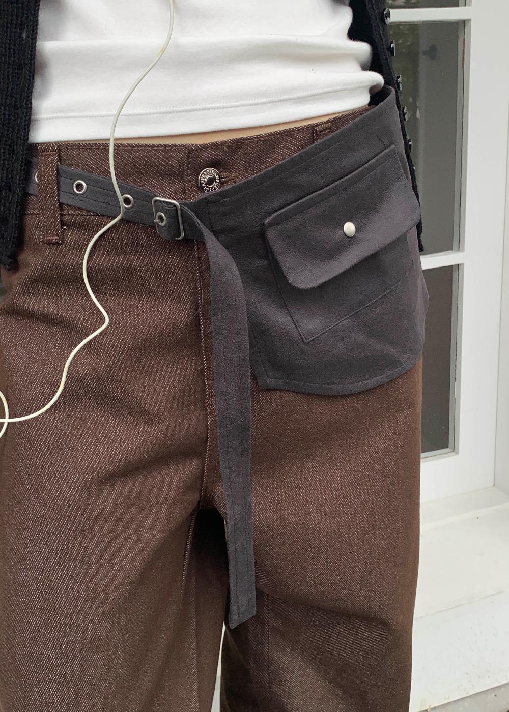 릿킴 SUEDE POCKET BELT