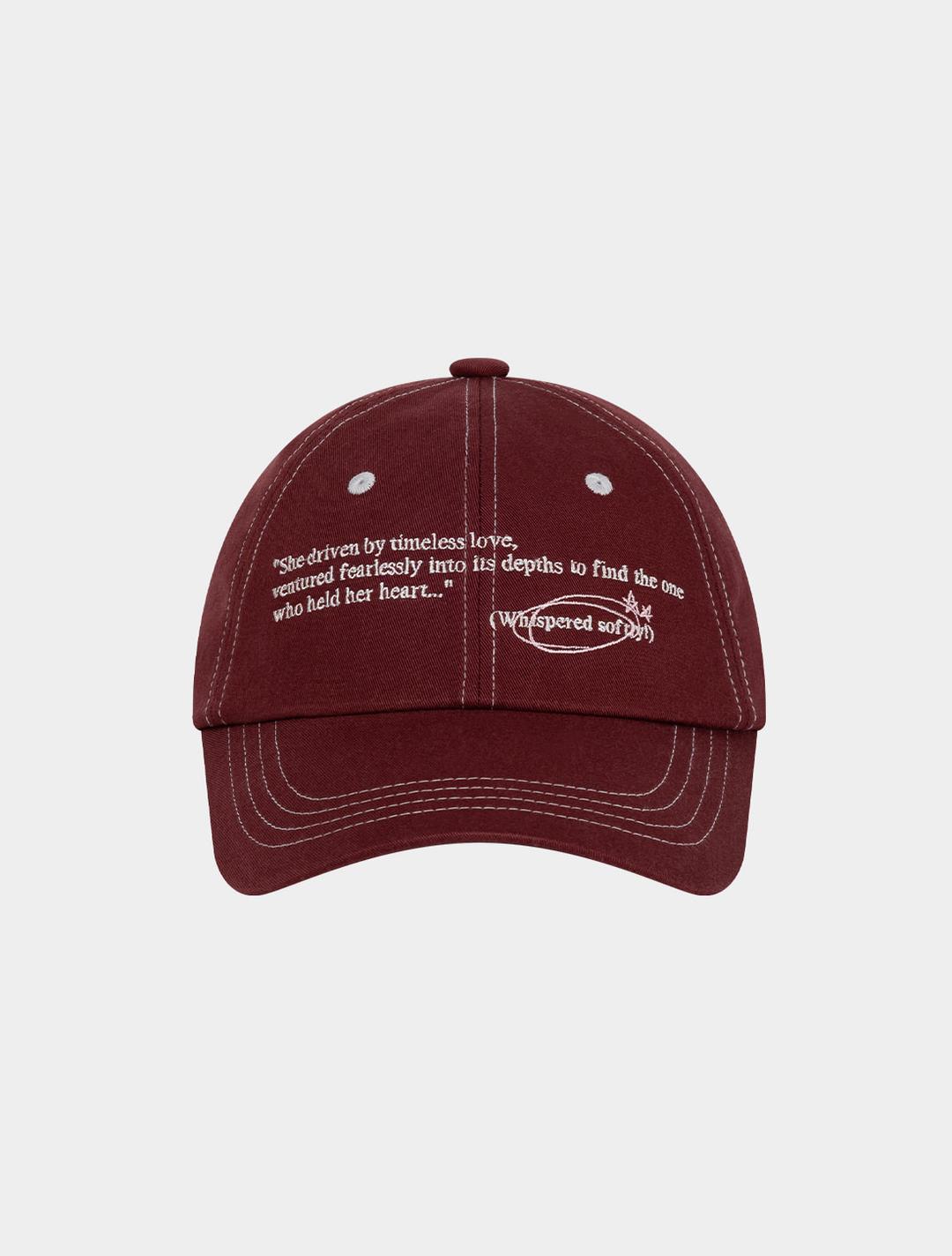 Timeless Love Ball Cap (Wine)