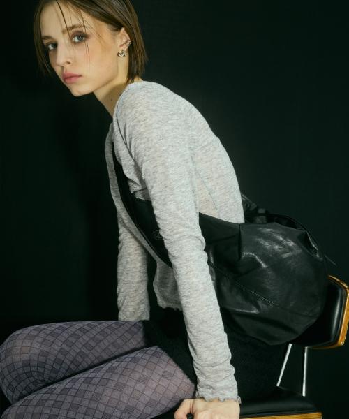 Body cross hobo bag (black)