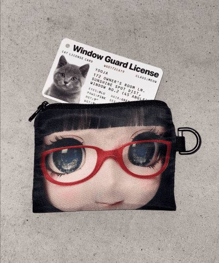 CAT GIRL CARD WALLET
