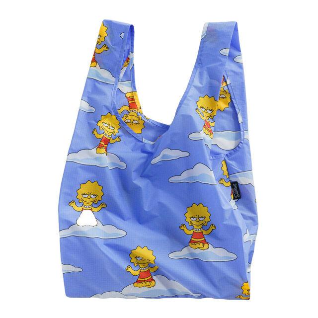 [바쿠백] 휴대용 장바구니 접이식 시장가방 심슨 에디션 Lisa