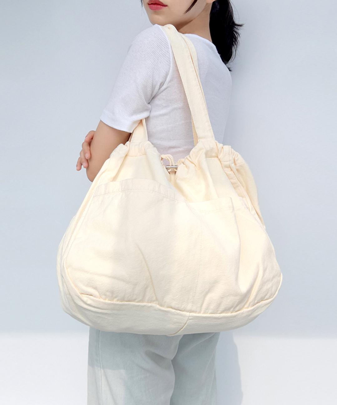 [당일출고]복조리 에코백  데일리백 운동가방 여행 보조가방