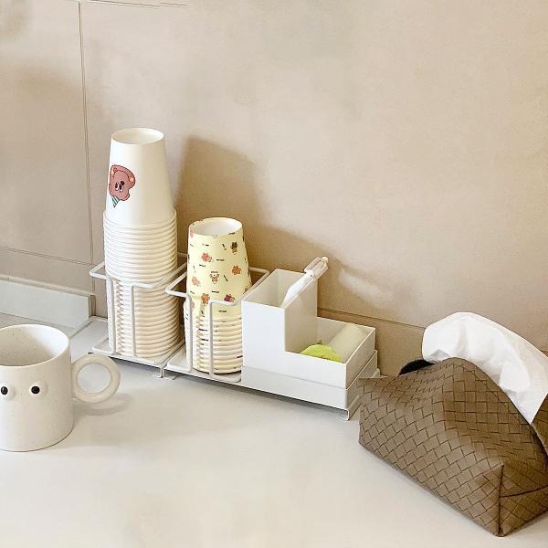 티백 커피 보관함 정리함 탕비실 종이컵 홀더