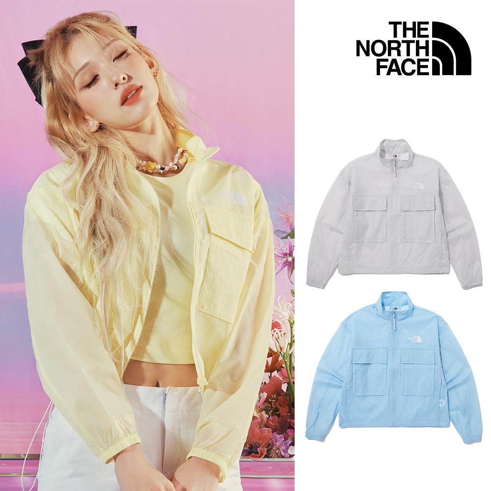 노스페이스 바람막이 여성 레스턴 크롭 자켓 NJ3LP32