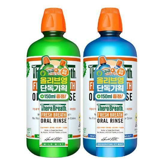 [단독기획] 테라브레스 오랄린스 패밀리사이즈 1L (150ml 증정) 2종 택1