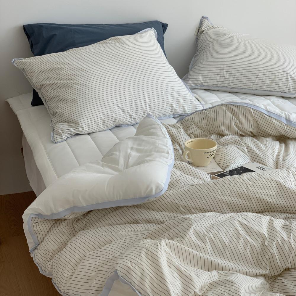 [라튤립] 플랑 체온조절기능 모달 양면 차렵이불세트 SS/Q/K