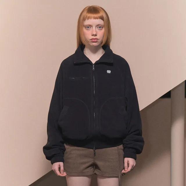 하이넥 플리스 블루종 (BLACK) F24ZA957