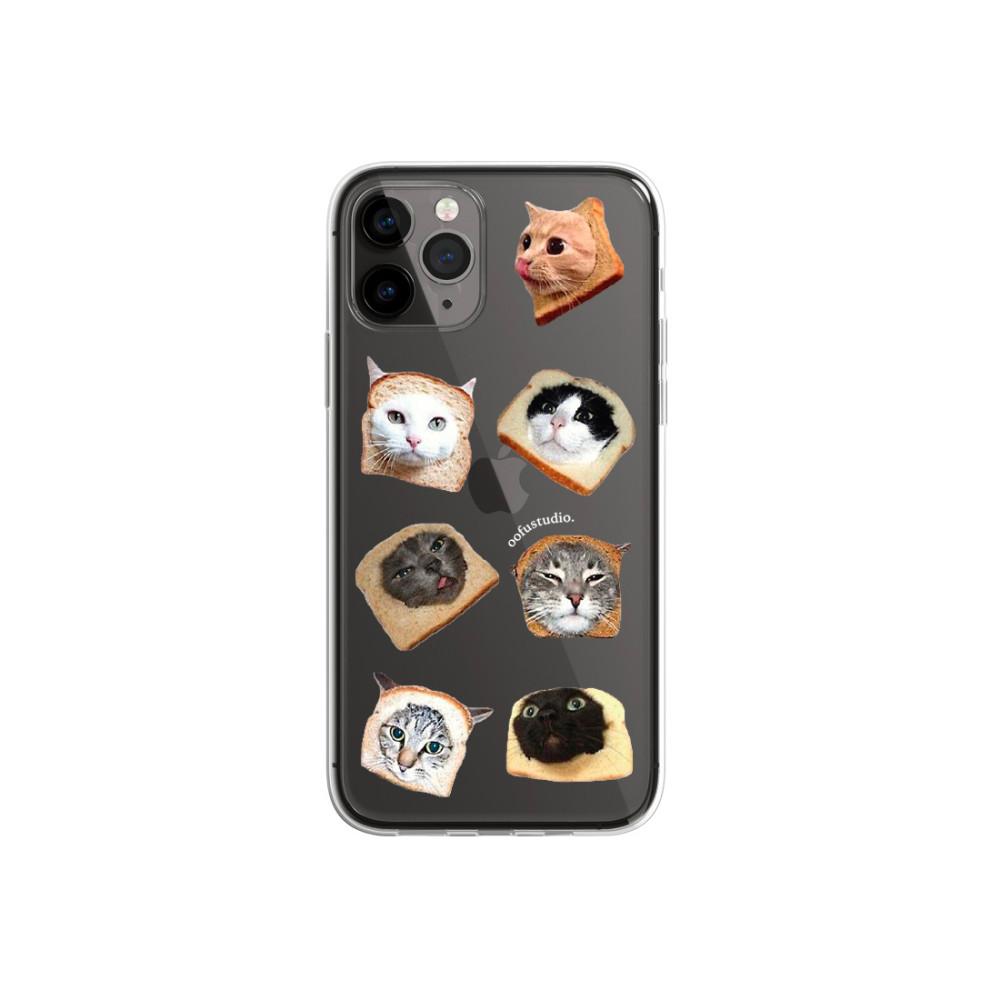wacky cat friends case (jelly hard)
