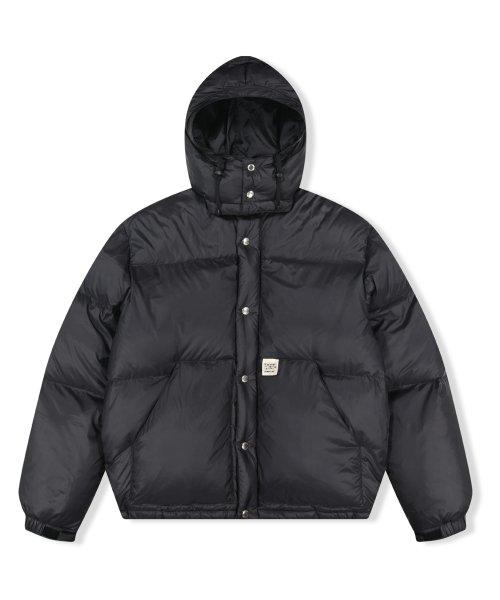 Hooded Down Jacket Black