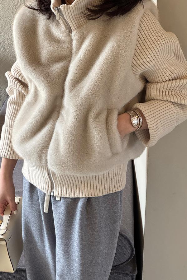 프루어 퍼 집업