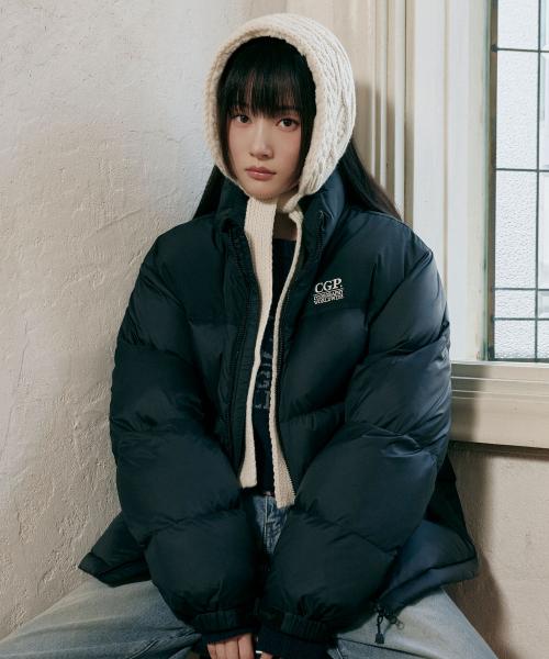 RDS 에센셜 숏다운 점퍼_블랙