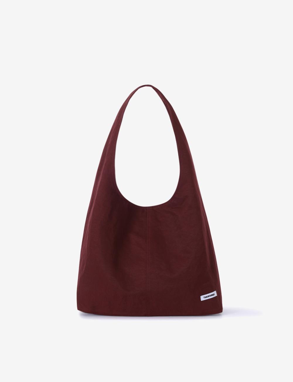 투포식스  NYLON HOBO BAG  버건디