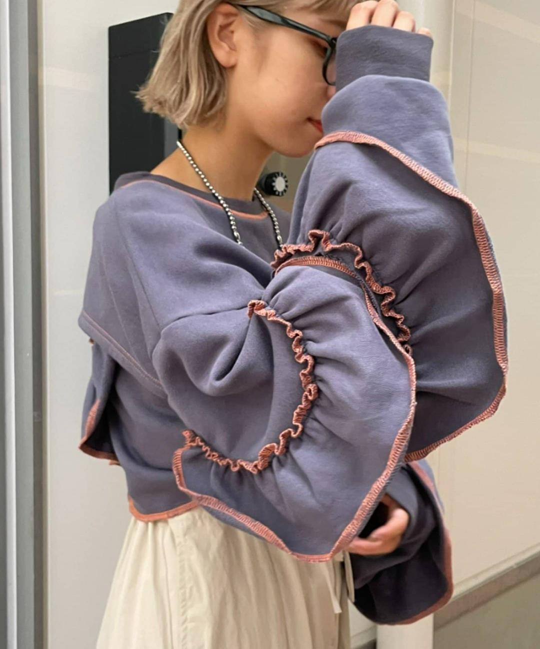 [HELLO.SANFRANCISCO/Hello San Francisco] Cut-out ruffle tops