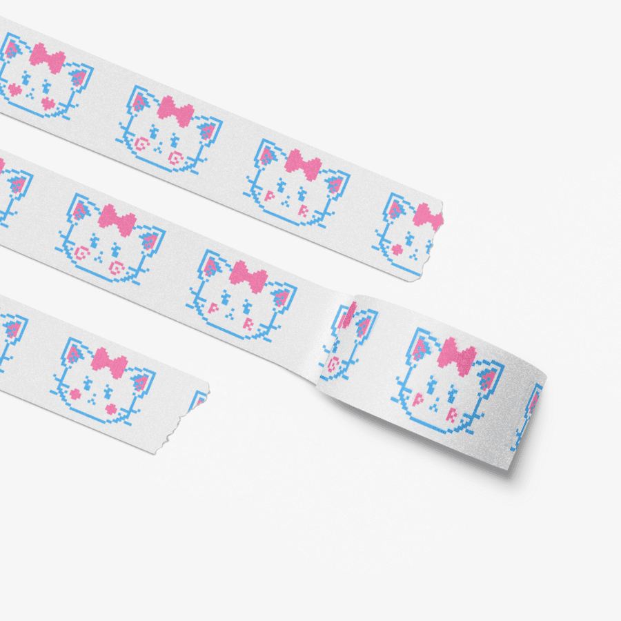 하파랑피HAPARANGPY 파랑의 볼따구 마스킹테이프 화이트 ㅣ 마플샵