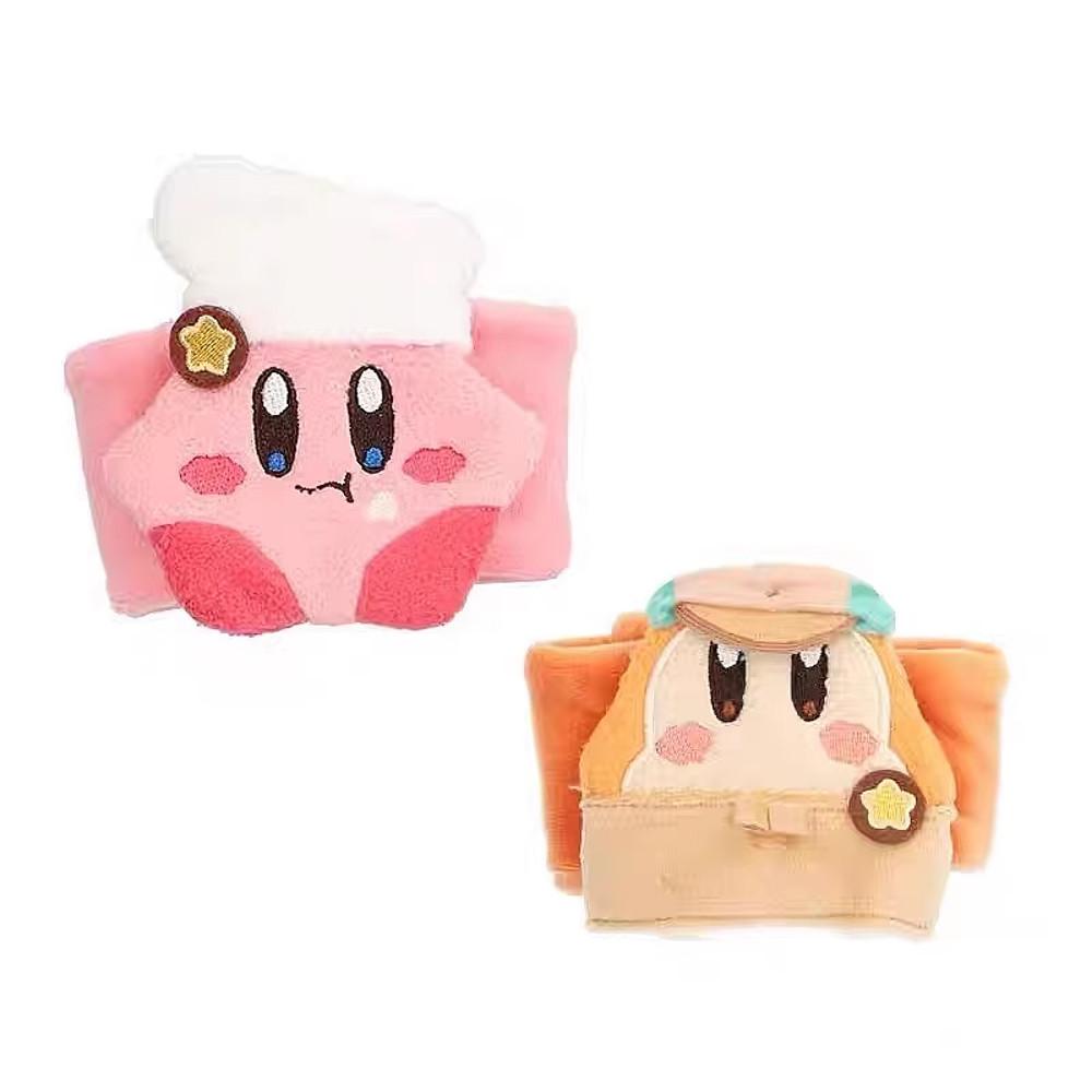 별의 커비 봉제 컵 커버 벨크로 스타일