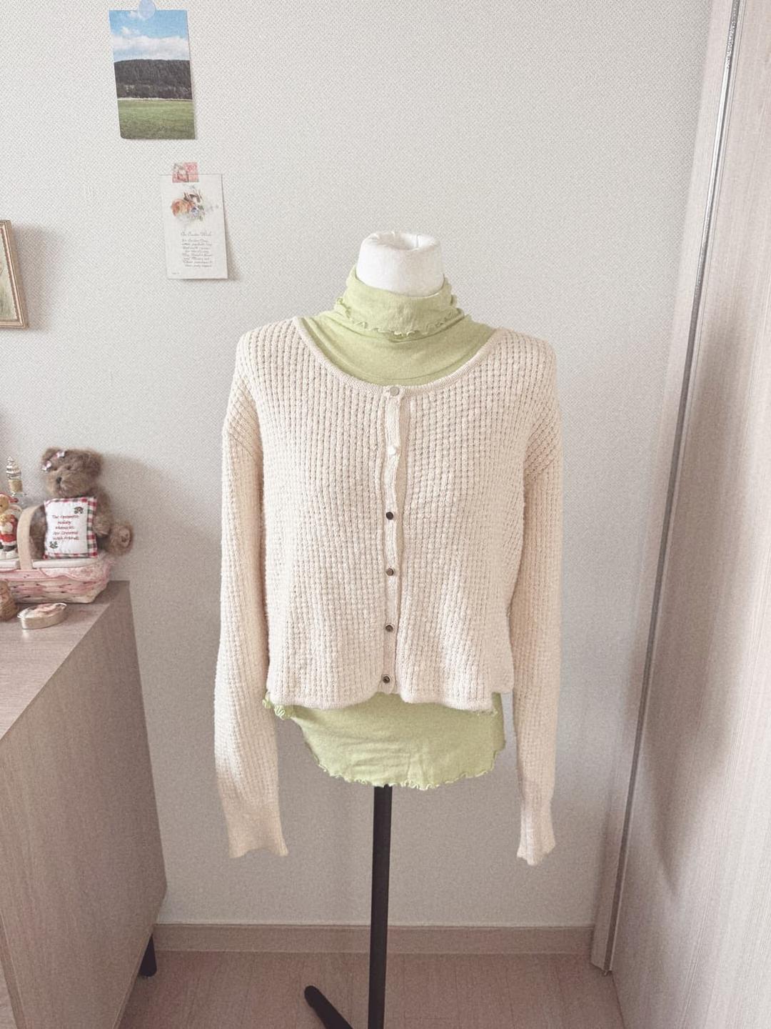 귀여운 모리걸 세트, 가디건+폴라 | 후루츠패밀리