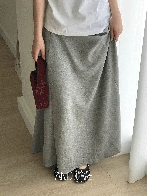 [맥시] 투투 플레어 맥시 롱 스커트