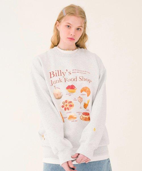 Billys Dessert Sweatshirt(CLOUD GRAY)