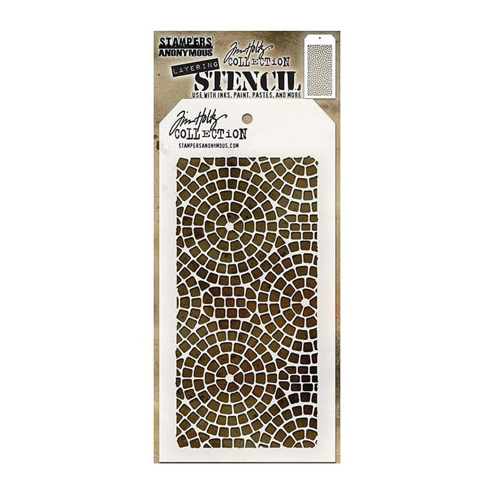 TIM HOLTZ LAYERED STENCIL THS084 Mosaic 모사익 / 스텐실 도안