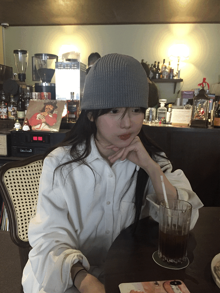 슈니 코튼 심플 비니 (2c)