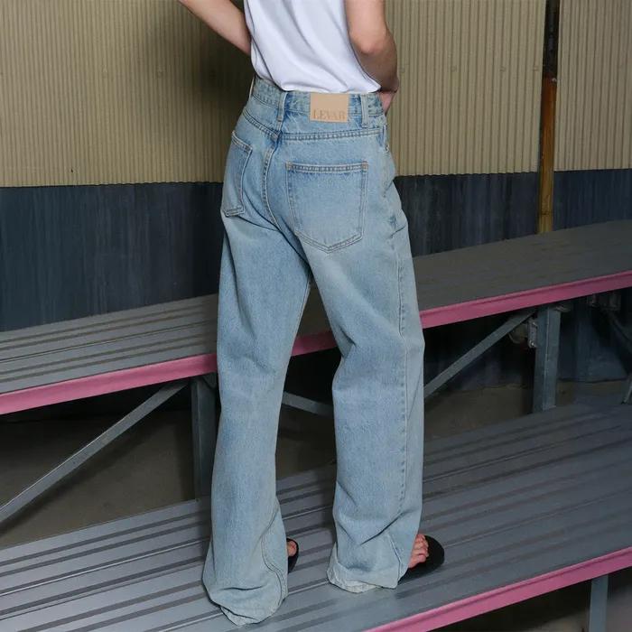 [26차][기장선택] Relaxed Fit Denim - Light blue