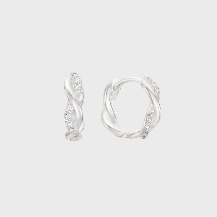 [silver 925][에스파 닝닝, 여자아이들 민니 착용] flow cubic earring