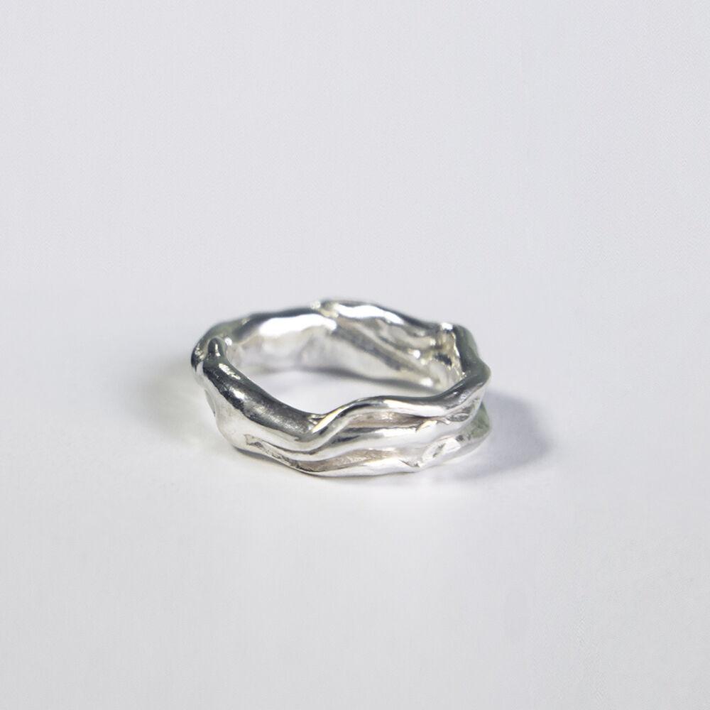 [Silver925] Rough Texture R1D