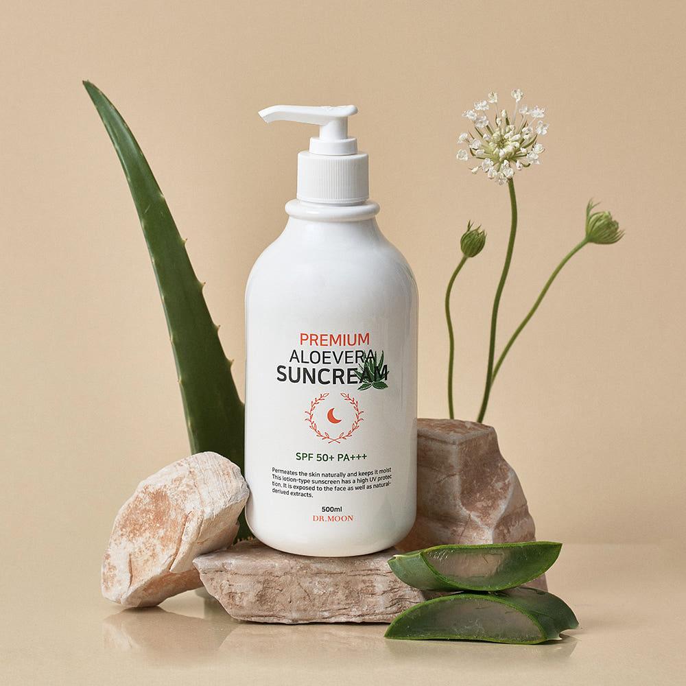 닥터문 프리미엄 대용량 알로에베라 선크림 500ml