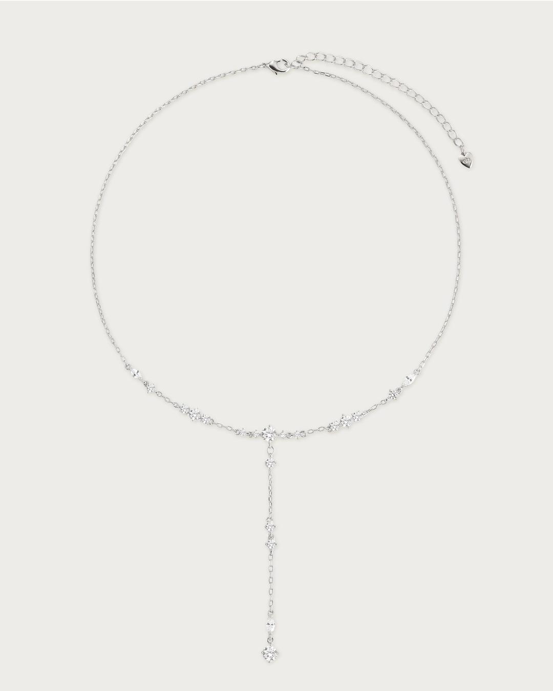 Adriana Necklace in Silver - Silver