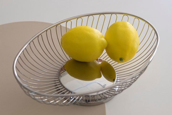 빌라트 스텐 와이어 바스켓 과일 바구니 타원바구니