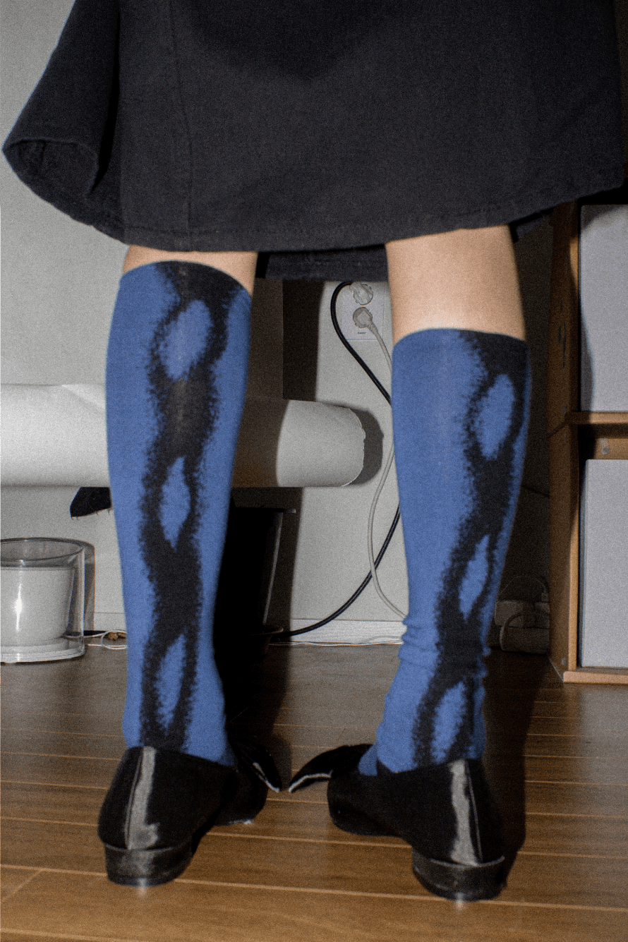oriental painting socks (2 color)