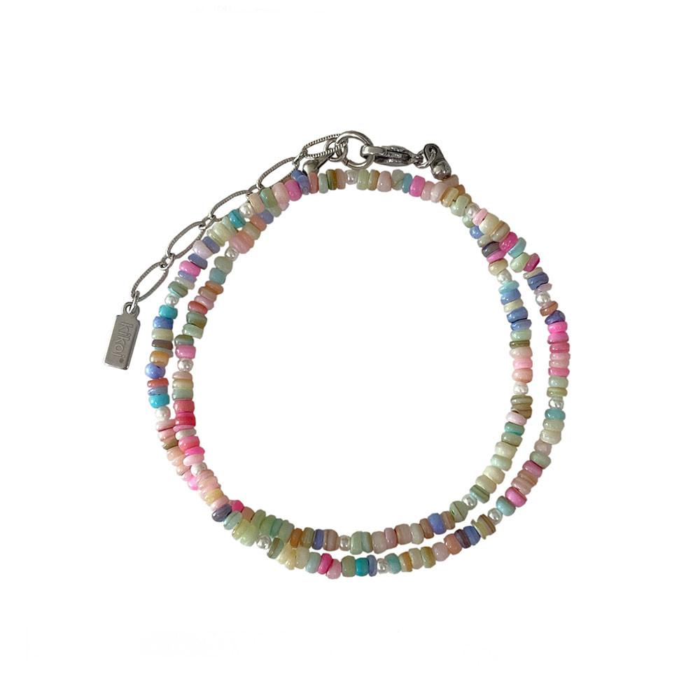 키코이 코튼캔디 네크리스