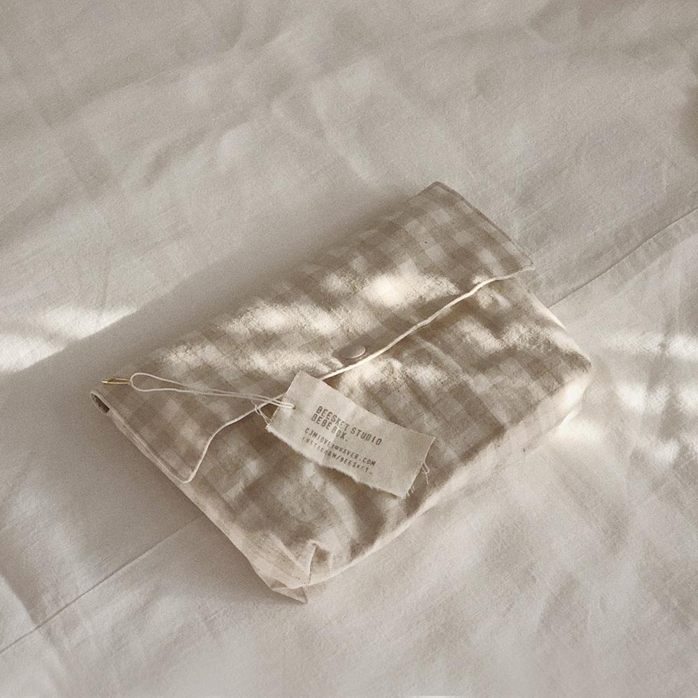 [비스켓스튜디오] 아날로그 파우치_beige