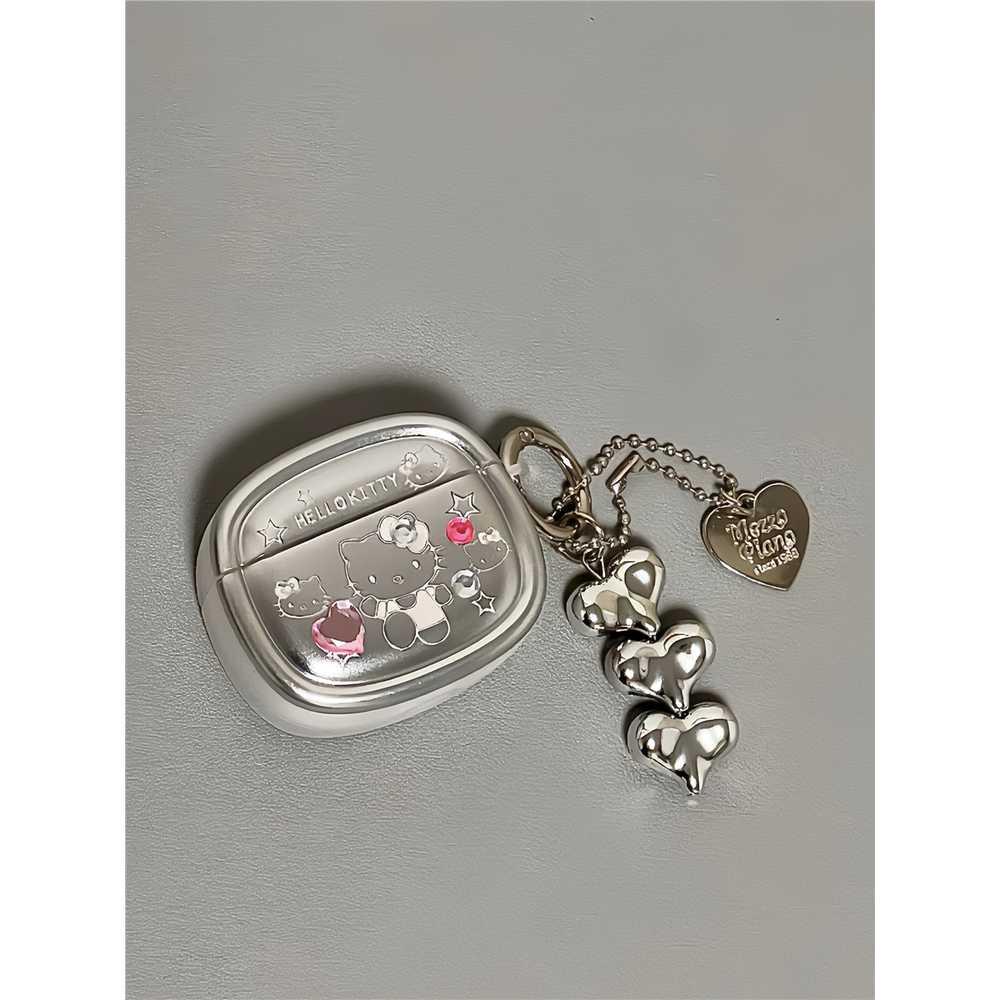 실버 키티 빈티지 에어팟 케이스 힙한 스타일 패션 유행 인기 산리오 Airpods Pro