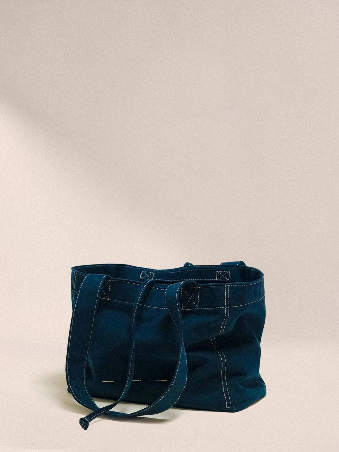 [6/14순차배송] VINTAGE CANVAS BAG - NAVY