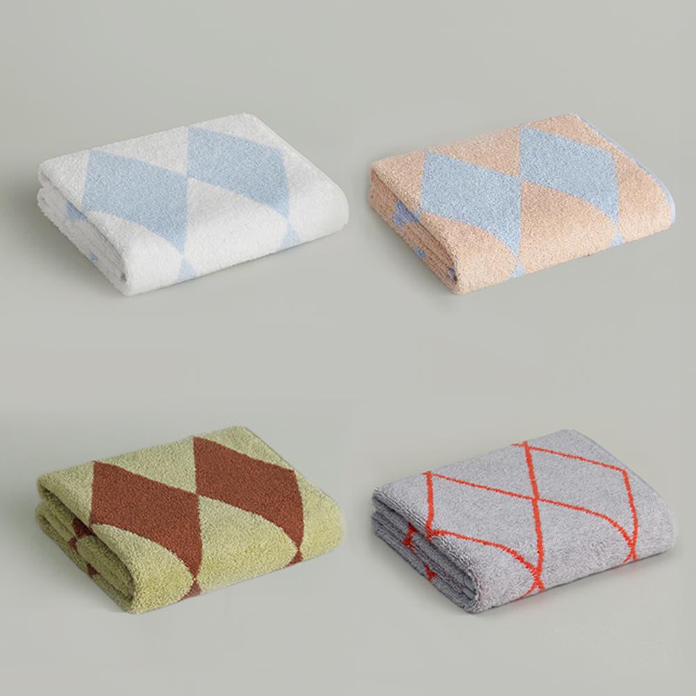 (~2/6 특가) 더 그란 | 페이스 타월 - 아가일 패턴 컬렉션 - 3장 이상 복수구매 할인 UPTO 60% 특가 이벤트