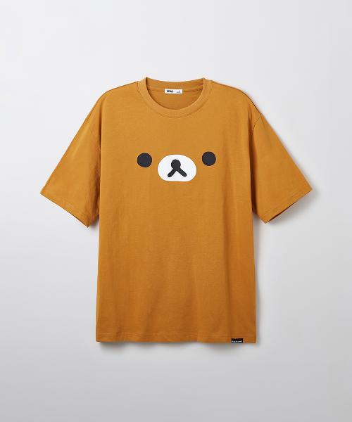 [리락쿠마] 쿠마들의 자유시간 반팔 티셔츠(BROWN)_SPRLF25U01