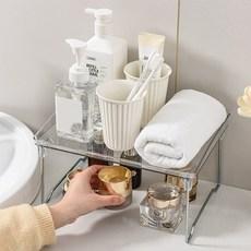 스토어91 투명 선반 주방 트레이 화장대 정리대 진열대