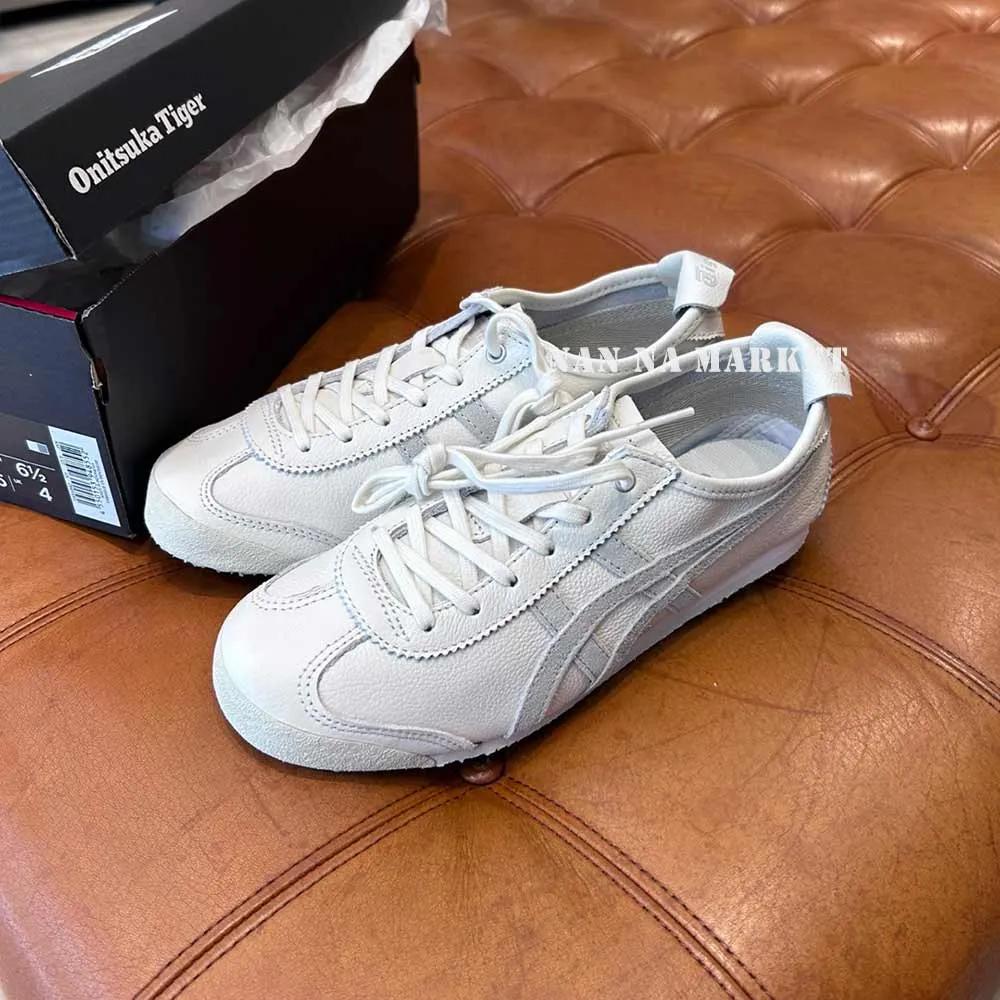 [오니츠카 초핫딜] 오니츠카타이거 멕시코 66 화이트 라이트 세이지 1183A942.101