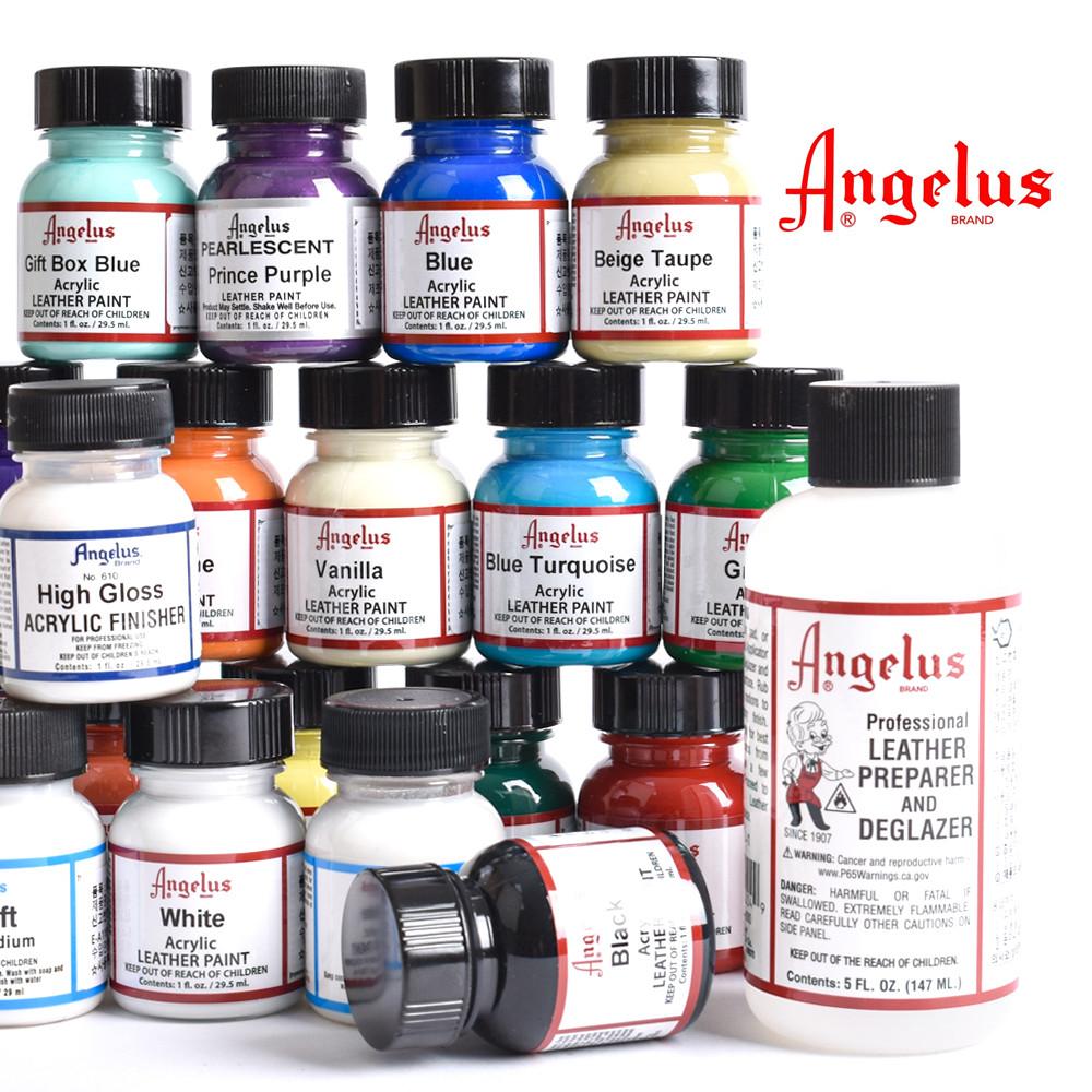 엔젤러스 페인트 154색 가죽 복원제 염색약 신발 가방 커스텀 마카쥬 물감 전후처리제
